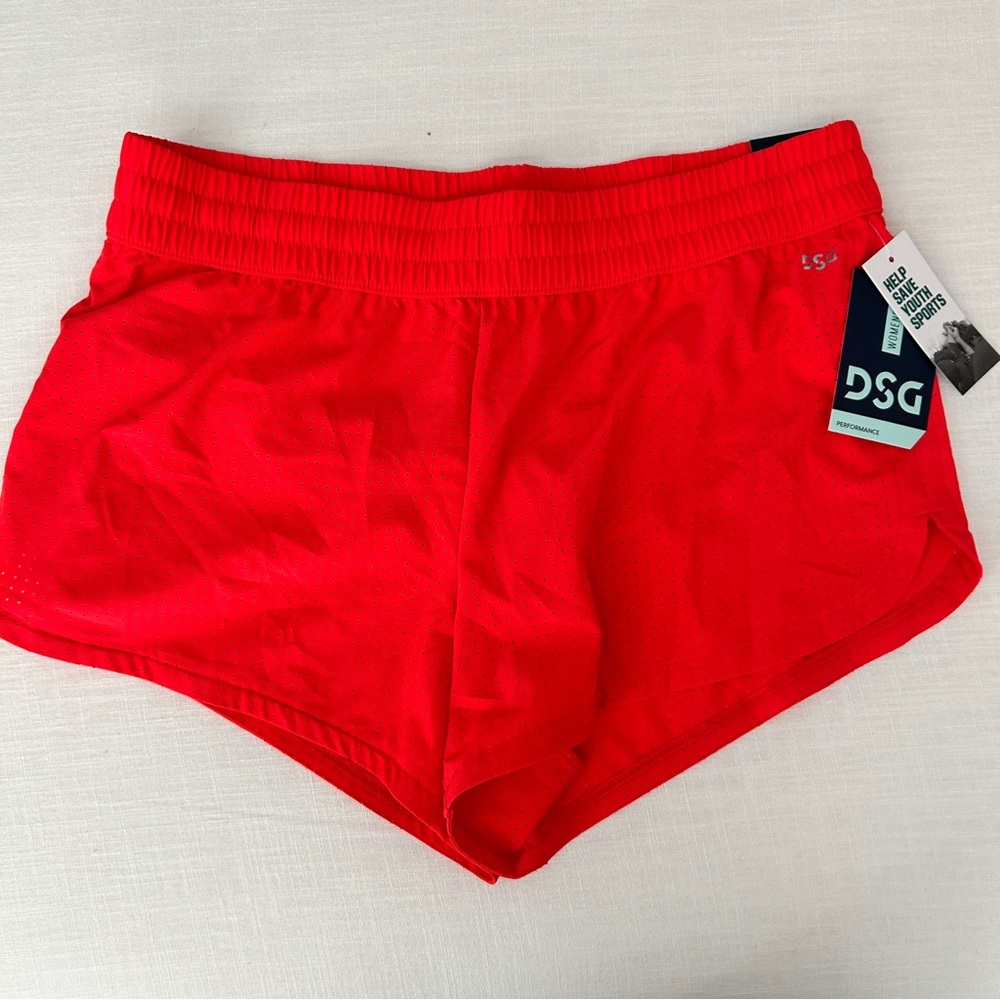 DSG Women's Vibrant Red Athletic Shorts